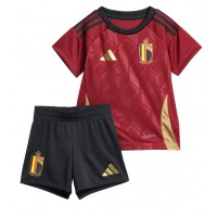 Camisa de time de futebol Bélgica Replicas 1º Equipamento Infantil Europeu 2024 Manga Curta (+ Calças curtas)